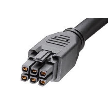 Molex Mega-Fit-To-Mega-Fit Off-The-Shelf (Ots) Overmolded Cable Assembly, Dual Row 2451360610